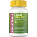 Noor Witaminy Halal Witaminy z DHA i kwasu foliowego, Witaminy zasadnicze, Ginger do soothe Mama 's stomach, Żelazko, Softgels, Witamina prenatalna przed / w trakcie / po ciąży (1 miesiąc dostaw)