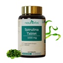 Neuherbs Spirulina 1000mg Per Serving - 120 Tablets | Boost Energy, Immunity & Metabolism | Supports Weight Management |