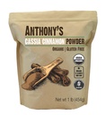 Anthony 's Organic Cassia Cynamon proszek, 1 lb, grunt, Gluten Free, Nie GMO, Nie napromieniowany, Keto Friendly