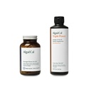 AlgaeCal Bundle - roślinny suplement wapnia z witaminą D3 dla zdrowia i siły kości i potrójne moc Omega-3 Olej rybny Naturalna emulsja cieczowa z EPA & DHA, Kurkumina, Astaksantyna