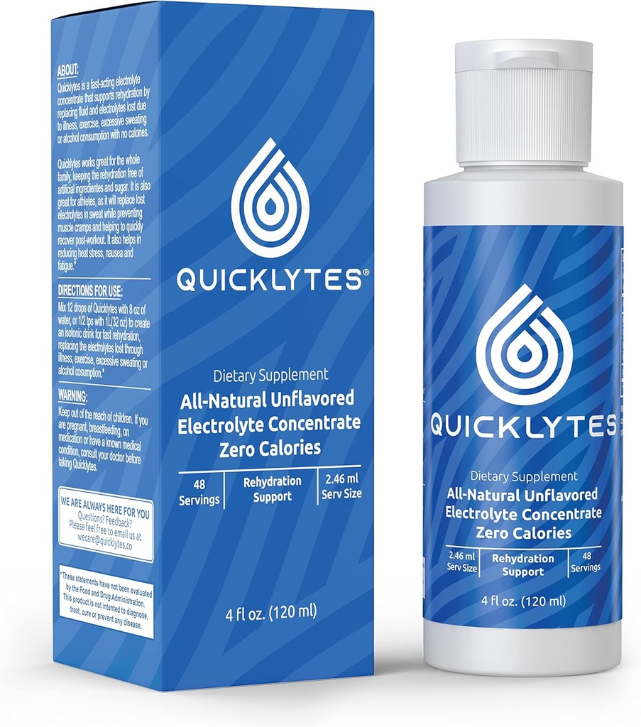 Suplement elektrolitów do szybkiego nawodnienia 124; No Calorie No Sugar Description 124; Potas, Magnezu & Sodu Description 124; Leg Cramp Relief Description 124; 48 Servings (1 butelka)