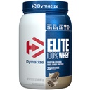 Dymatyzacja Elite 100% Proszek białka serwatki, Cookies & Cream, 25g białka, 5,5g BCAA, Mniej niż 140 Cal., Gluten Free, 3g Carb, 2g Cukier, 3g tłuszczu (25 Servings)