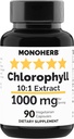 MONOHERB Chlorofil Extract 1000 mg - 90 Kapsułki wegetariańskie