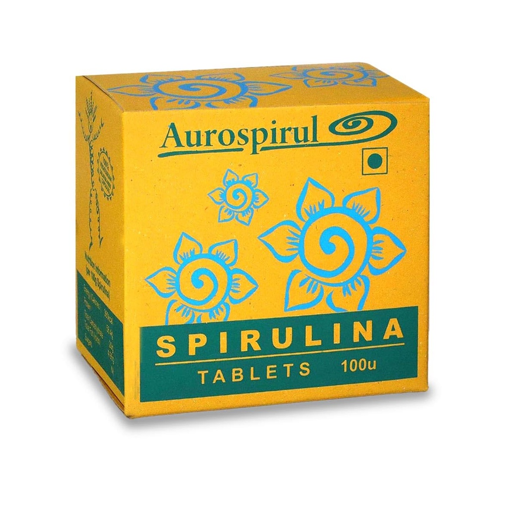 Sun-Dried Spirulina - 100 Tablets (Pack of 1)