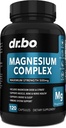 Magnezu Complex Supplement Kapsułki 500 mg - Energia, Relaks, Krampy i Nogi - Pomoc Pomoc Mięśnie Supplements Supplements - Wysoka Absorpcja Premium Mag Cytrate Tlenek - 120 Kapsułki