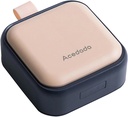 Małe pióro Case, Cute Pill Box - Acedada Travel Daily Pill Organizator, Przenośny pojemnik Pretty Pill do kieszeni torebki, Compact Medicine Holder dla witamin, Oleje rybne, Suplementy, Różowy