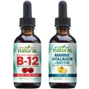 Dlaczego nie naturalne organiczne B12 Krople i ciekły kolagen morski z biotyną
