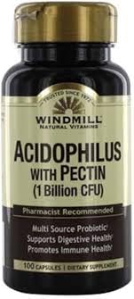 Wiatrak Acidophilus z kapsułkami Pectin, 100, 0