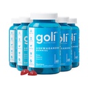 Goli Ashwagandha & Witamina D Gummy - 300 Hrabia - Mieszane Berry, KSM- 66, Wegan, Roślina oparta, Non-GMO, Gluten- Free & Żelatyna Relax. Przywróć. Odpręż się, opakowanie po 5