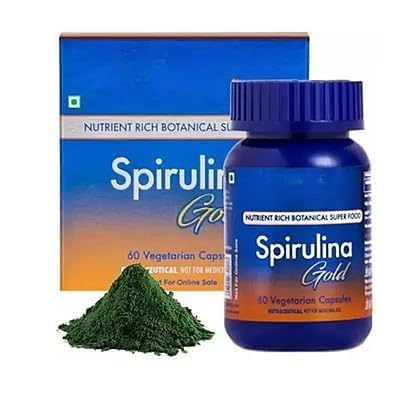Spirulina Gold Vegetarian, 60 Capsules