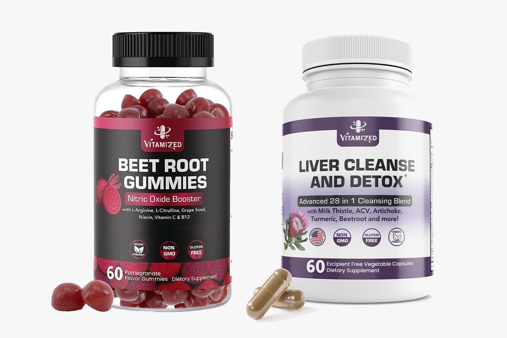 Holistic Wellness Combo: Wsparcie dla wątroby i buraka Gummies
