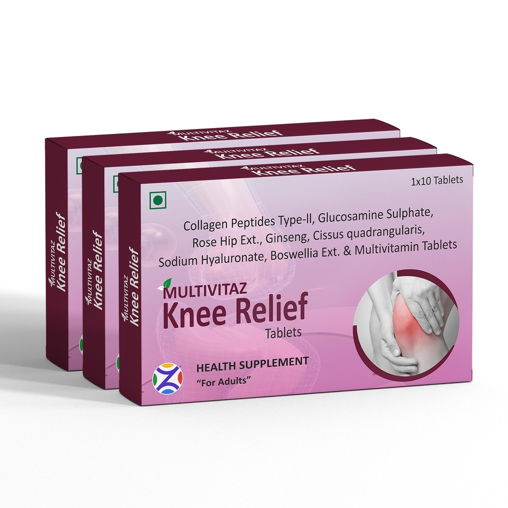 Advanced Joint Pain Support Supplement with Collagen Peptide Type-II, Glucosamine Sulphate, Boswellia Serrata & Rose Hip Extract | Mobility & Cartilage Support Supplement for Adults (30 Tablets)