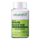 Health Veda Organics Plant-Based Brain Booster with Ginkgo Biloba & Brahmi – Supports Memory, Focus & Concentration – 60 Veg Capsules