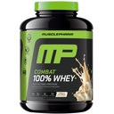 MusclePharm Combat 100% proszek z białka serwatki, aromat wanilii, szybki odzysk i branie mięśni z izolatem białka serwatki, wysoki proszek proteinowy dla kobiet i mężczyzn, gluten wolny, 5 lb, 70 Służenie