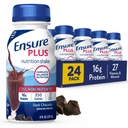 Zapewnić Plus Dark Chocolate Nutrition Shake 124; Posiłek zastępczy Shake 124; Gotowy do picia 124; 16 g białka i 27 Witamin i minerałów 124; 8 fl oz - 24 Pack
