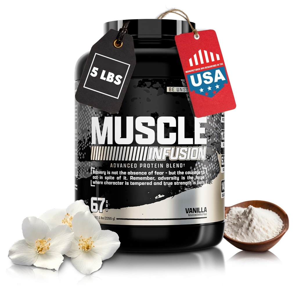 Nutrex Research, Vanilla Serwatka w proszku Białko 124; 5 Ib Tub z izolatu białka 124; w / EAA & Hi BCAA dla Muscle Gain 124; Muscle Builder dla mężczyzn i kobiet 124; Sports Nutrition Between 124; Delicious Taste and Texture