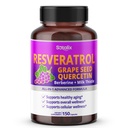 Resveratrol z Grape Seed + Quercetin Berberine + Milk Thistle Powerful Anti- Aging - USA Made & Tested (150- dniowe dostawy (Pack of 1))