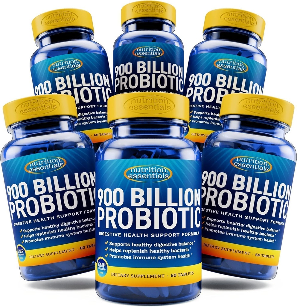 Żywienie Essentials Probiotic Dietetic Supplement + Probiotyki dla kobiet i mężczyzn z enzym Lactase + Nootropic Brain Supplement Supplement
