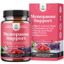 Kompletny Ziołowy suplement menopauzy dla kobiet - Kobieta Hormon Równowaga Kapsułki dla nocnych potów Gorące błyski i huśtawki nastrojów z Dong Quai, Chaste Berry & Black Cohosh Root - 120 Count Pack
