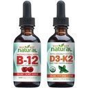 Dlaczego nie naturalna organiczna witamina B12 i witamina D3 K2 płynne krople