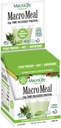 MacroLife Naturals MacroMeal Vegan Vanilla Superfood Supplement Powder Protein + Zielone, Probiotyki, Enzymy trawienne, Fiber - Energia, Detox, Immune - Non-GMO, Gluten- Free- 10 Packet Servings