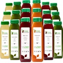 5 Dni Sok Czyszczenie Surowy Fontanna, Wszystkie naturalne Surowy Detox Cleanse, Sok do odpoczynku ciała, Sok na zimno Pressed szybko, Świetny sposób, aby Junmpstart zdrowej diety, 30 Butelki 12oz, 5 Ginger Shots