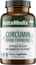 Kurkumina NutraMedix - 500 mg kapsułki kurkuminowe - pobudza zdrową reakcję zapalną, układ immunologiczny, mózg, wsparcie czynności serca i wątroby (120 kapsułek)