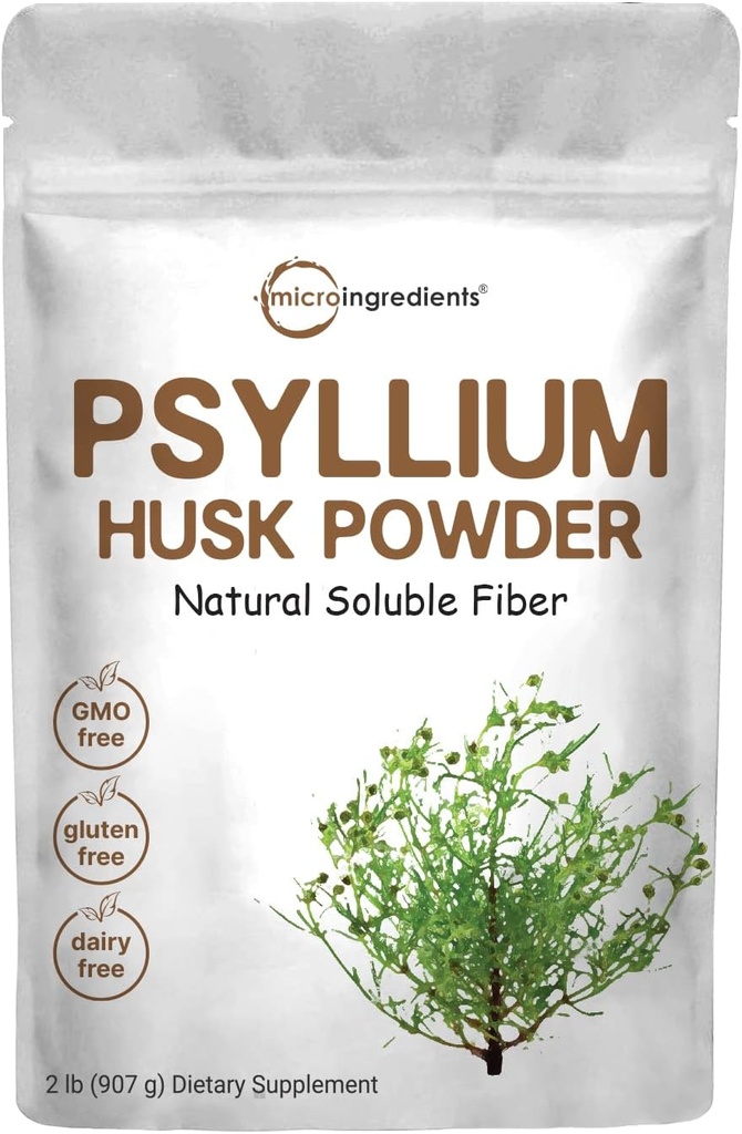 Micro Składniki Pzylium Husk Proszek, 2lbs (32oz) 124; Codzienne Rozpuszczalny Suplement Włókna 124; Indie Pochodzenie 124; Naturalne Prebiotyki i Probiotyki 124; Wsparcie Digestive Health 124; Non-GMO, Keto Friendly, Wegan