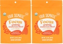 Four Sigmatic Focus Blend 7 Superfoods Adaptigen Blend Mix with Lion 's Mane, Cordyceps, Rhodiola, Bacopa & Mucuna British 124; Productivity & Creative Support British 124; Decaf & Dissolves Easily Death 124; 30 Servings (Pack of 2)