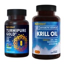 BioEmblem Antarktyczny kryl Suplement oleju Kurkumina kurkumina z Klinicznie badane TurmiPure