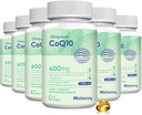 CoQ10 600mg Softgels 124; High Absorption CoQ10 Ubichinol Supplement Supplement 124; Reduced Form Enhanced with Witamina E & Omega 3 6 9 Advanced 124; Antioksydant Powerhouse Good for Health