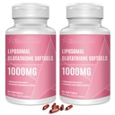 Liposomal Glutathione Softgels 1500MG, Zmniejszony suplement glutationu z witaminą C, Lepsza absorpcja, Nie-GMO Potężny przeciwutleniacz do zdrowego starzenia, Detox, Immune Health, 120 Softgels