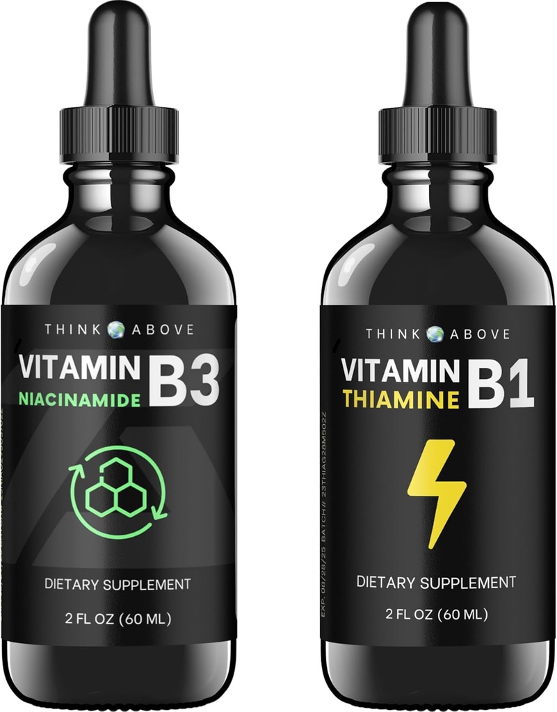 Płynna witamina B3 + Płynna witamina B1- 2oz 60 ml na butelkę