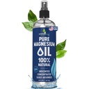 Pure Magnezu Oil Spray 8oz - Tematyczny Magnezu Spray na sen Dodatkowa siła - Mniej Sting - Mniej Itch - 100% Naturalny i organiczny olej - Made in USA