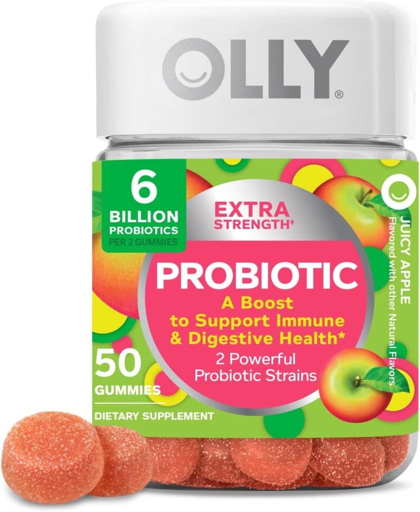OLLY Extra Siła Probiotyczne Gummy do żucia