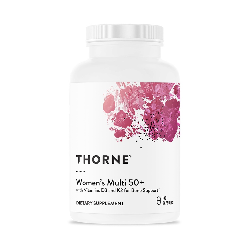 CRONE - Women 's Multi 50 + - Kompleksowa dobowa multiwitamina z witaminami A, B6, B12, C, D, E, K, Zinc & More - Support Heart, Brain, Bone & Immune Health * - 180 kapsułki