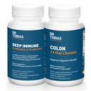 Dr. Tobias Digestive Kickstarter Bundle z Colon 14 dzień Cleanse & głębokie probiotyki immunologiczne i prebiotyki