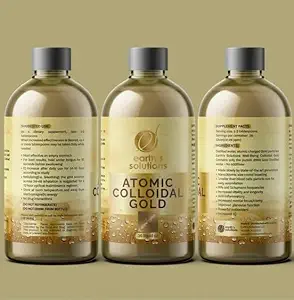 Złoto - Czyste Atomowe Colloidalne Złoto Rozwiązanie dla Wzmacniania Dobrostanu i Jasności Mentalnej - Premium Jonic Suplement do Zdrowia Naturalnego