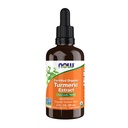 Teraz żywności Suplementy, Certified Organic Turmeric Extract, Ayurvedic Herb, Liquid Extract, Organic Turmeric Root 2 Uncje płynne