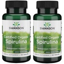 Swanson Certified Organic Spirulina 500 mg 180 Tabs (2 opakowania)