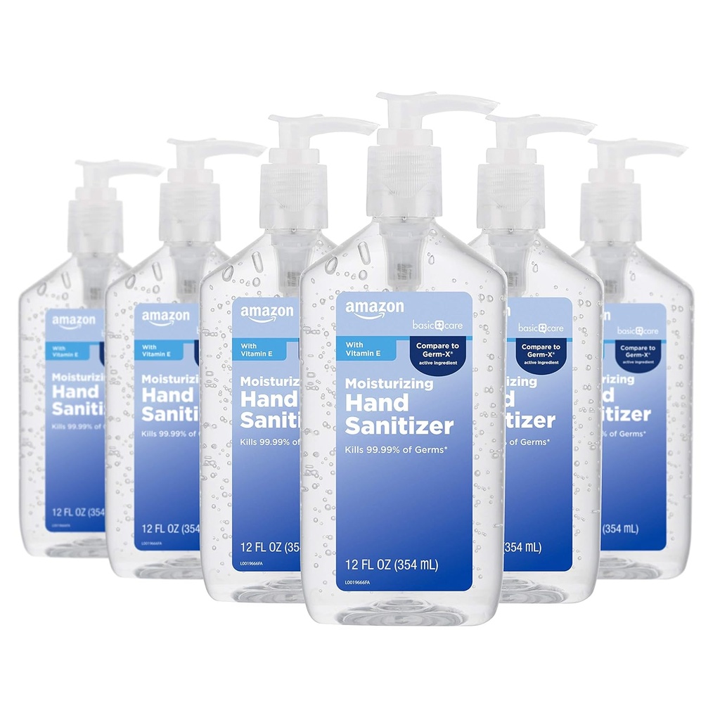 Basic Care - Original Hand Sanitizer 62%, 12 fl oz (Opakowanie po 6)