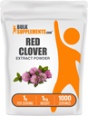 BulkSupplements.com Red Clover Extract Powder - Trifolium Pratense, Red Clover Supplement, Herbal Supplements - Gluten Free, 1g per Serving, 1kg (2,2 lbs) (Opakowanie po 1)
