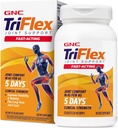 GNC TriFlex Fast- Acting 2.0, Poprawia wspólny komfort i sztywność, Siła kliniczna Dawki Glukozaminy / Chondroitin i Boswellia- Plus Turmeric, 120 Kaplety