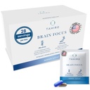 TAHIRO Brain Focus Supplement - Suplementy Brain for Memory and Focus - Natural Brain Supplement Supplement with Gingko Biloba, Panax Ginseng, Herbal Extracts - Non-GMO Vegan Brain Booster - 28- Pakiety