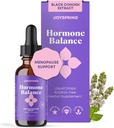 JoySpring Hormon Równowaga dla kobiet 124; Naturalne suplementy menopauzy z Black Cohosh Bilans 124; Wsparcie Hot Flash Relief & PMS Relief dla Menstrual Herbal Support