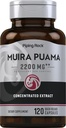 Piping Rock Muira Puama Root Extract 2200 mg Biscue 124; 120 Kapsułki 124; dla mężczyzn i kobiet 124; Nie GMO, Gluten
