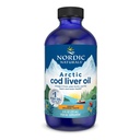 Nordic Naturals Arctic Cod Liver Oil, Pomarańczowy - 8 oz - 1060 mg Total Omega- 3 z EPA & DHA - Heart & Brain Health, Zdrowy Immunitet, Ogólny Wellness - Non-GMO - 48 Służenie