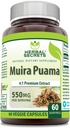 Herbal Secrets Muira Puama 4: 1 Extract Supplement Agregat 124; 550 Mg Agregat 124; 60 Veggie Capsules Agregates 124; Non-GMO Agregat 124; Gluten Free Agregat 124; Made in USA