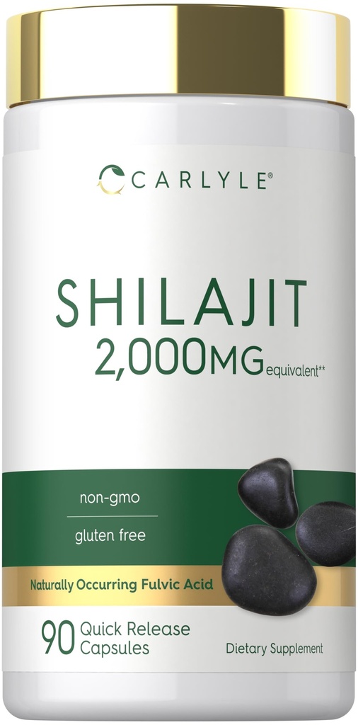 Carlyle Shilajit Kapsułki 124; 2000mg 124; 90 Hrabia 124; Non- GMO i gluten