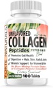 Collagen Peptide Pigułki 100 Tabletki Suplementy białka NO Więcej Mieszający proszek Shakes Łatwe do połknięcia Kolagen Peptydy Proszek Pigułki Białko Kapsułki Keto
